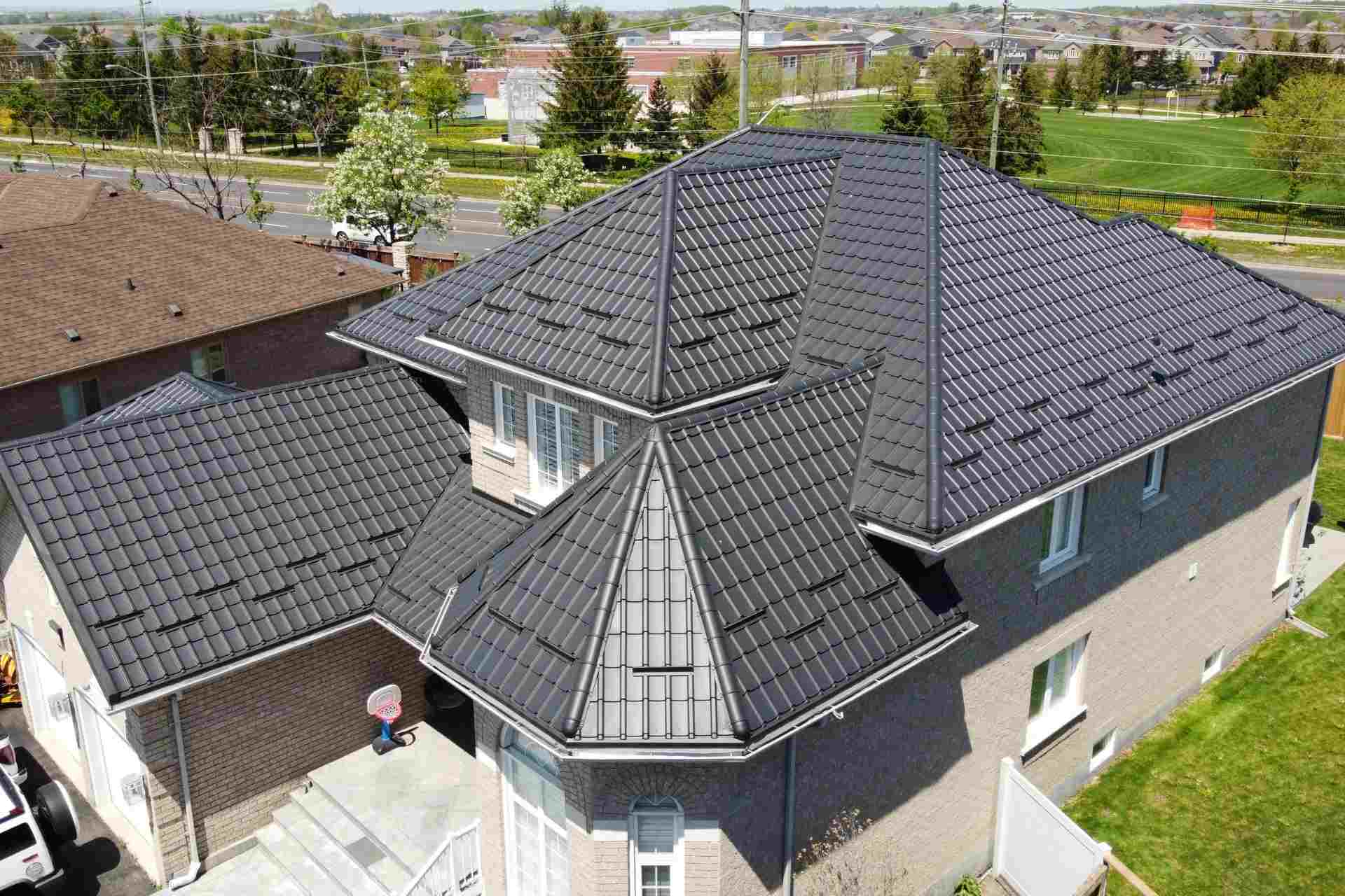 Metal roofing detail